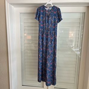 J. McLaughlin Silk Floral Maxi Dress NWOT
